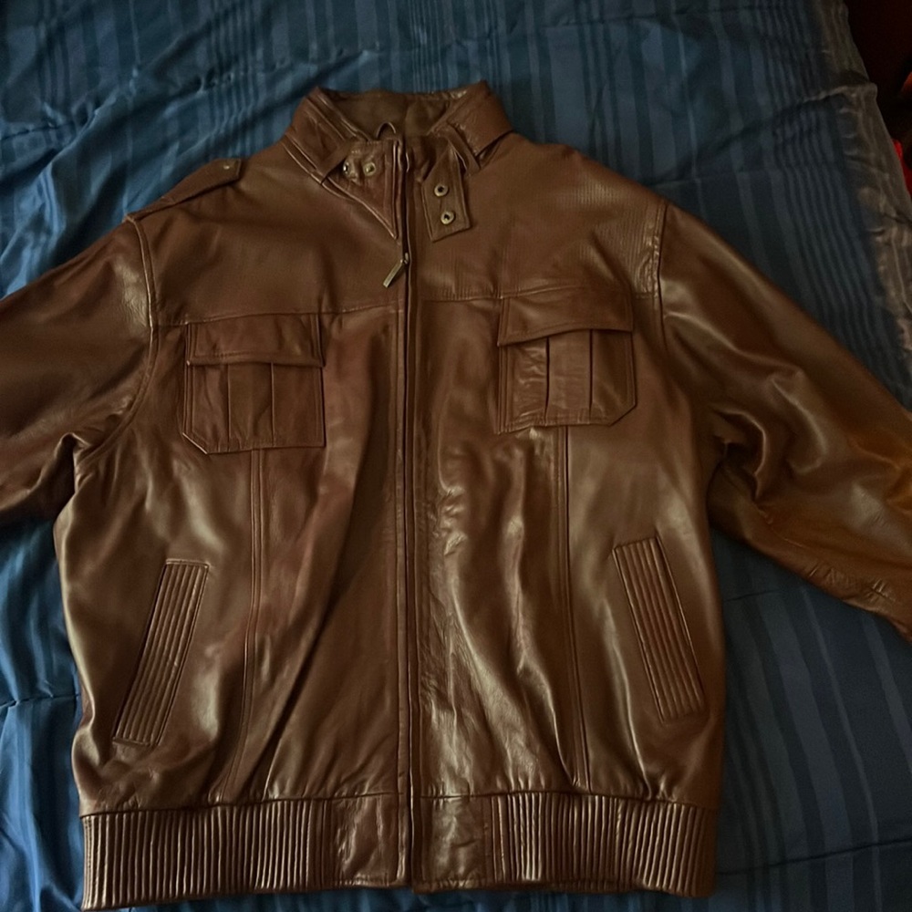 Leather jacket 100% original